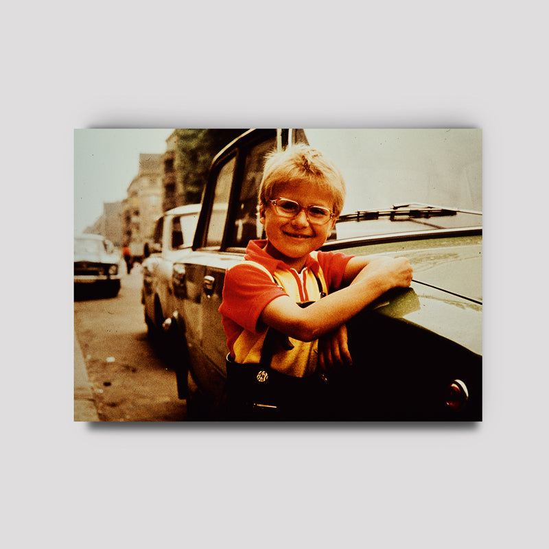 Postkarte - Lost Slides / Boy And Car
