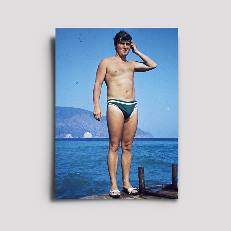 Postkarte - Lost Slides / The Swimmer