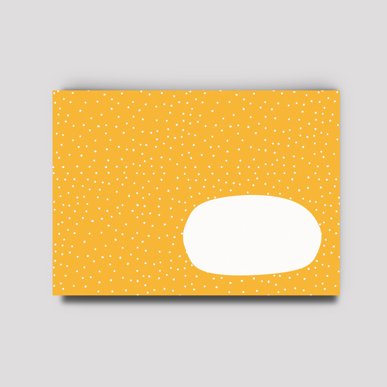 Briefumschlag - Yellow Dots