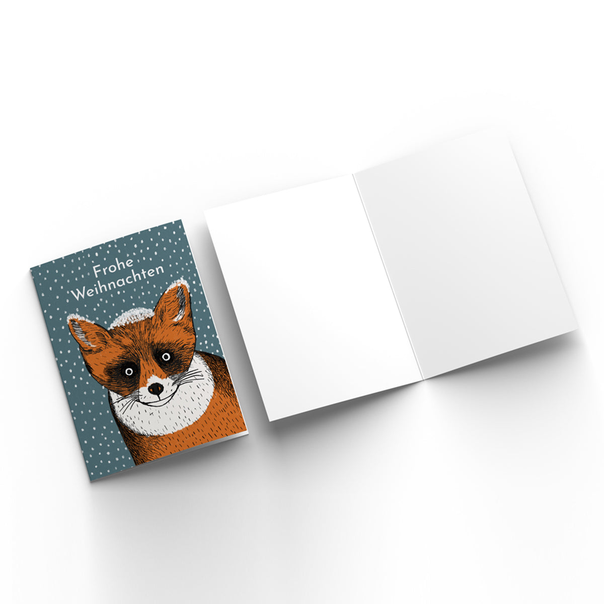 Grußkarte - Weihnachten / Fuchs