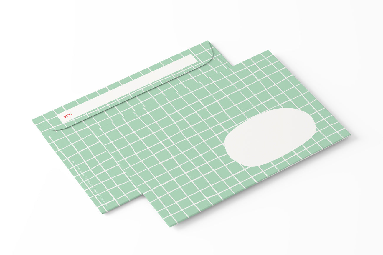 Briefumschlag - Green Grid