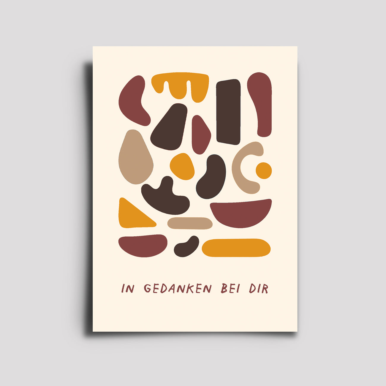 Postkarte - Anlasskarten / In Gedanken Bei Dir