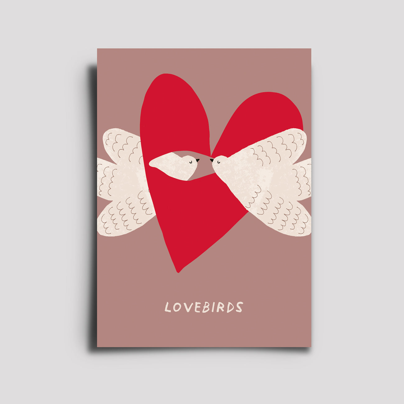 Postkarte - Anlasskarten / Love Birds