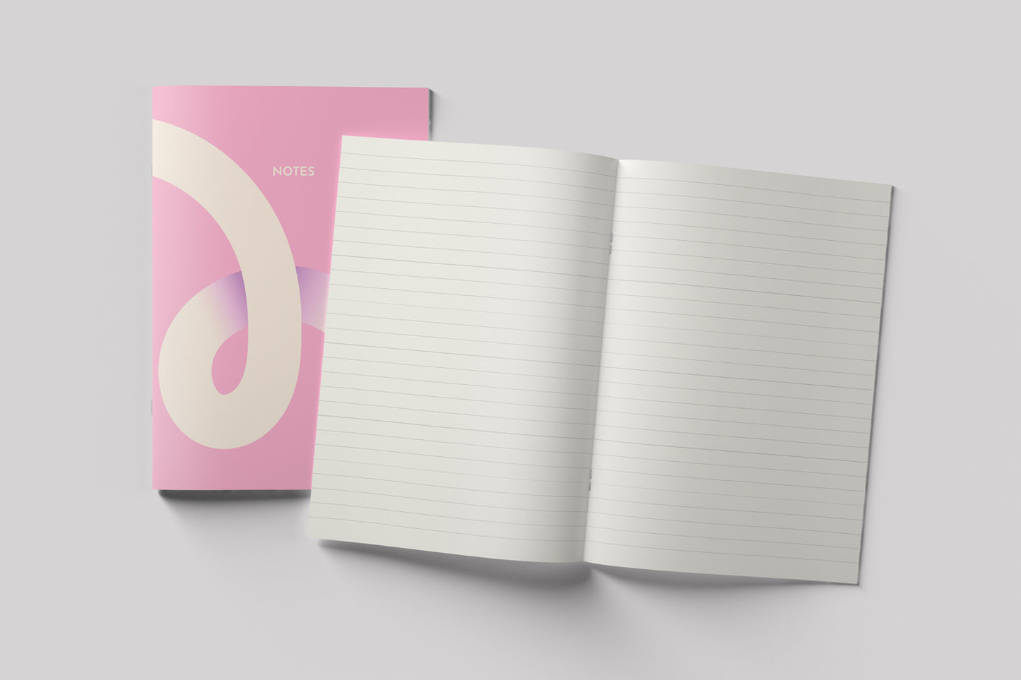 Notizheft - Pink Loop / Liniert