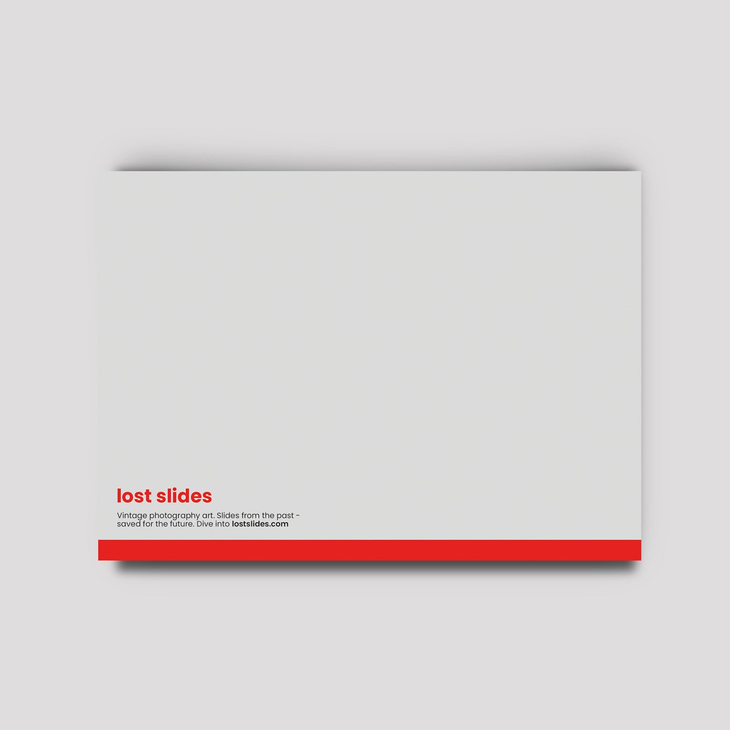 Postkarte - Lost Slides / Boy And Car