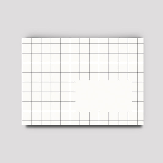 Briefumschlag - White Grid