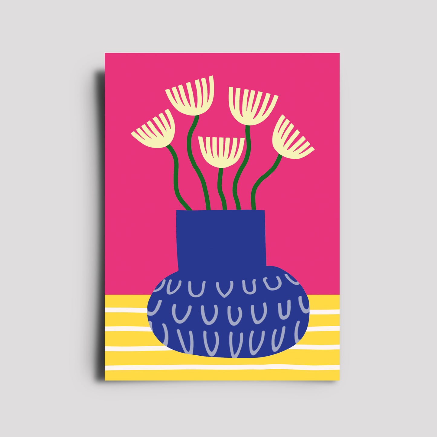 Postkarte - Flowers / Vase 2
