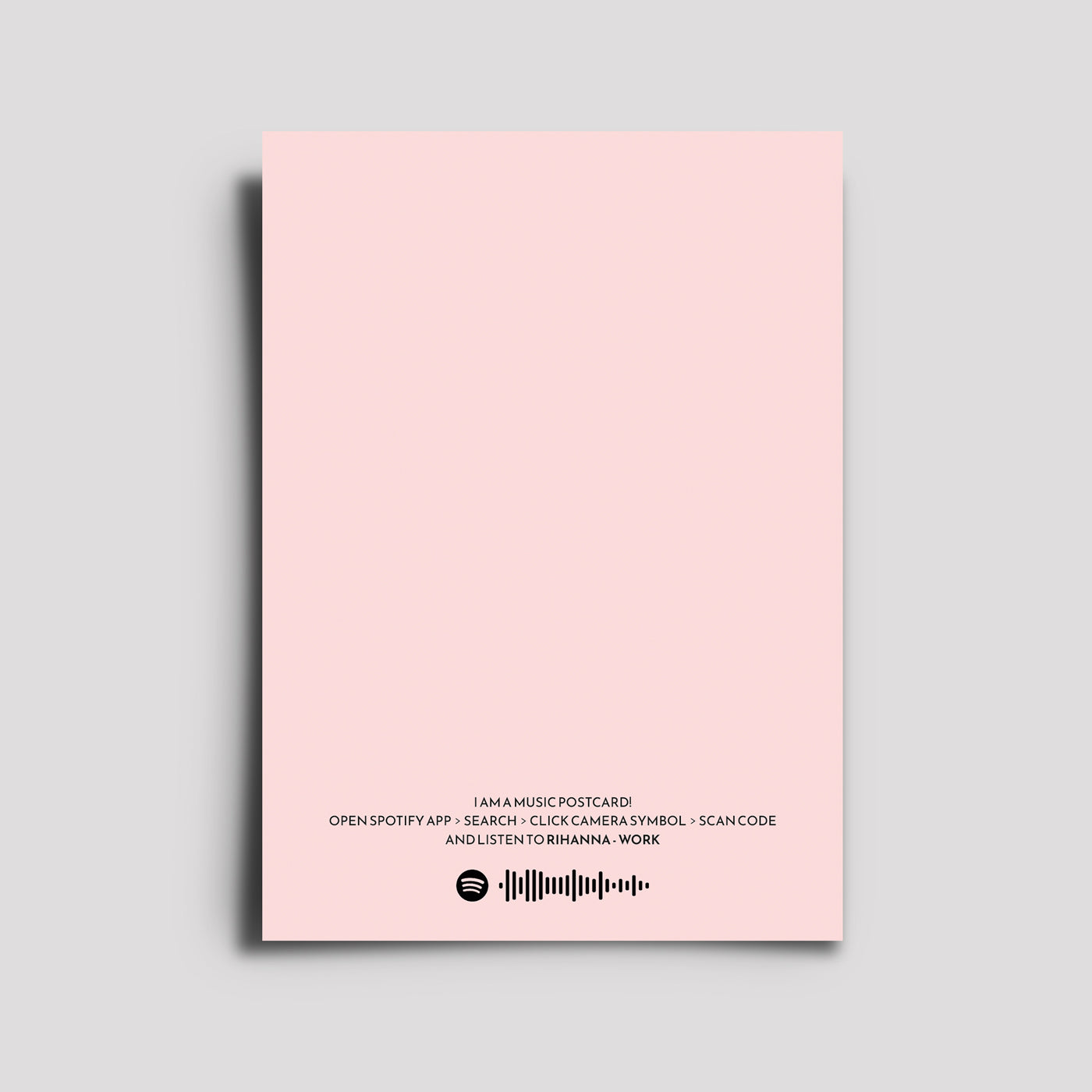 Postkarte - Musikkarte / Work