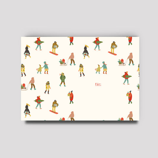 Briefumschlag - Xmas People