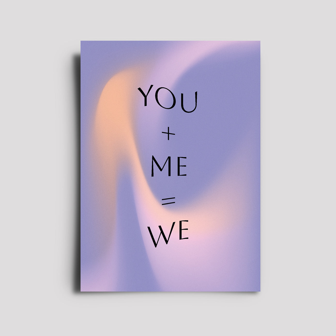 Postkarte - Gradient / You and Me