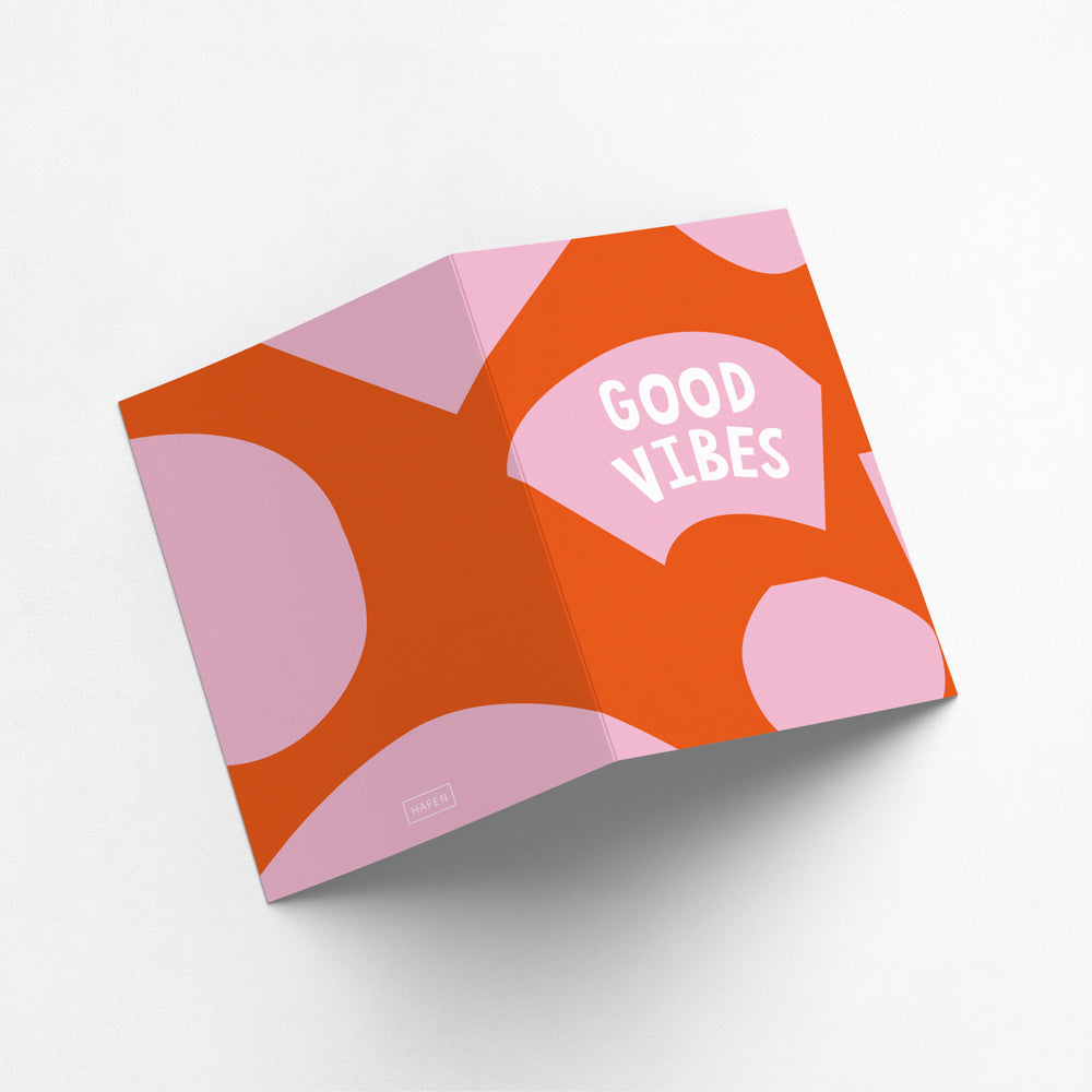 Grußkarte - Good Vibes