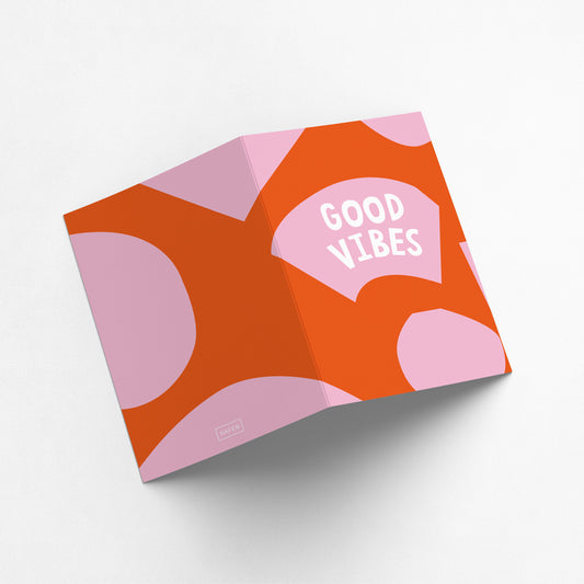 Grußkarte - Good Vibes