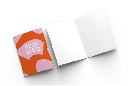 Grußkarte - Good Vibes