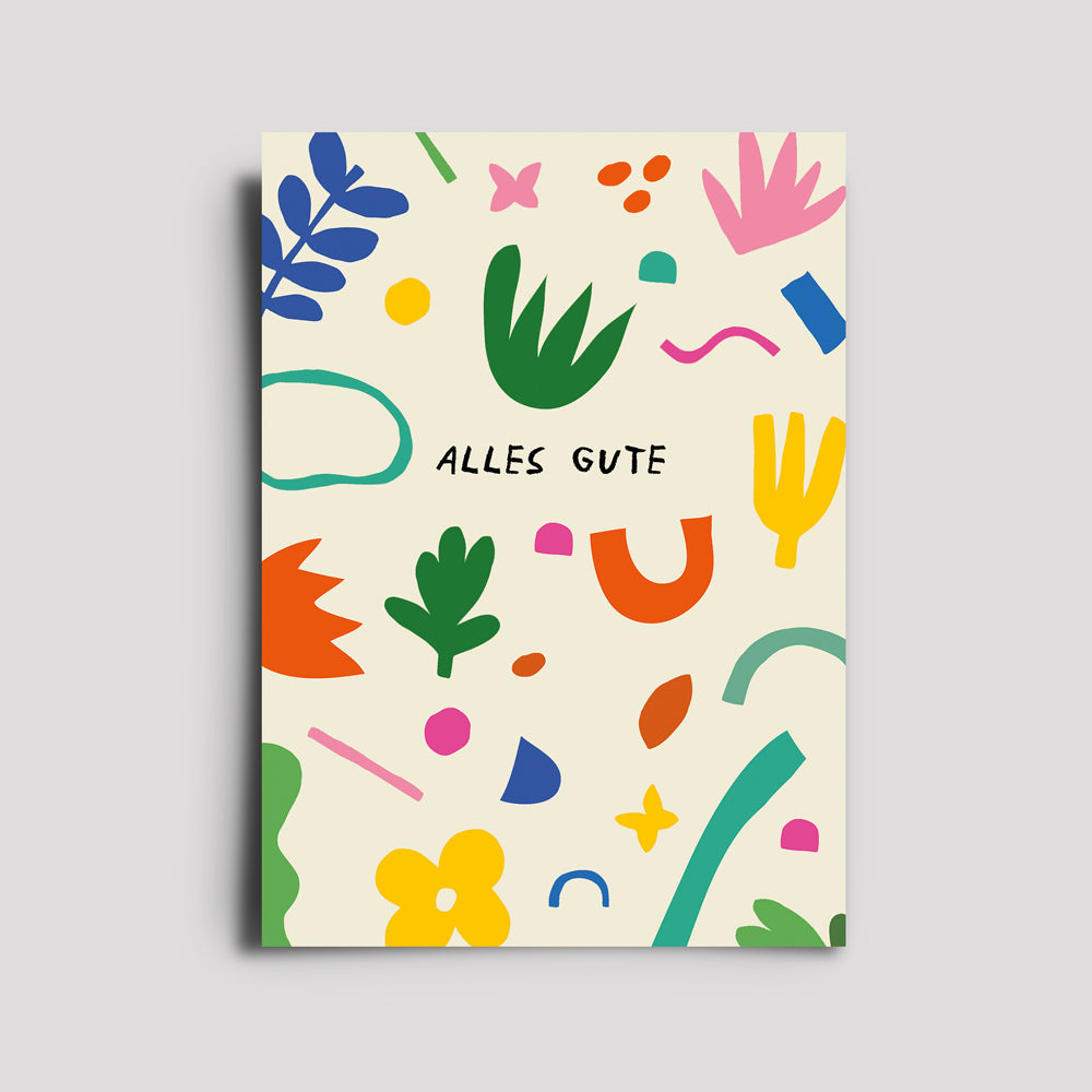 Postkarte - Anlasskarten / Alles Gute