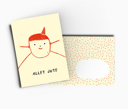 Grußkarte - Allet Jute Klaus