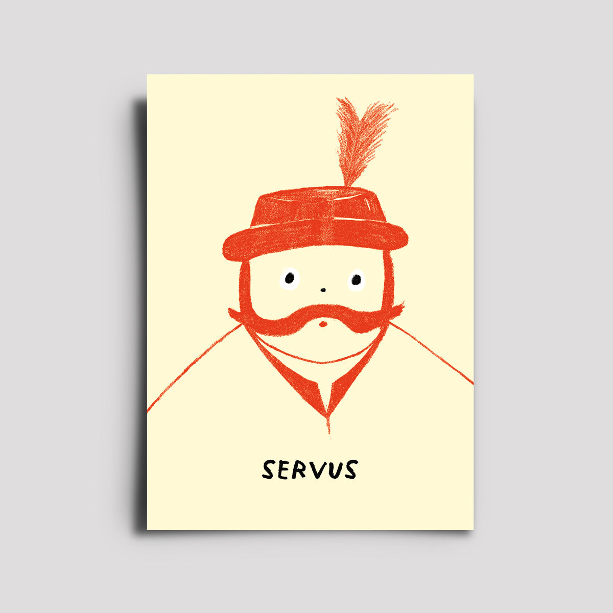 Postkarte - Familie Klaus / Anton