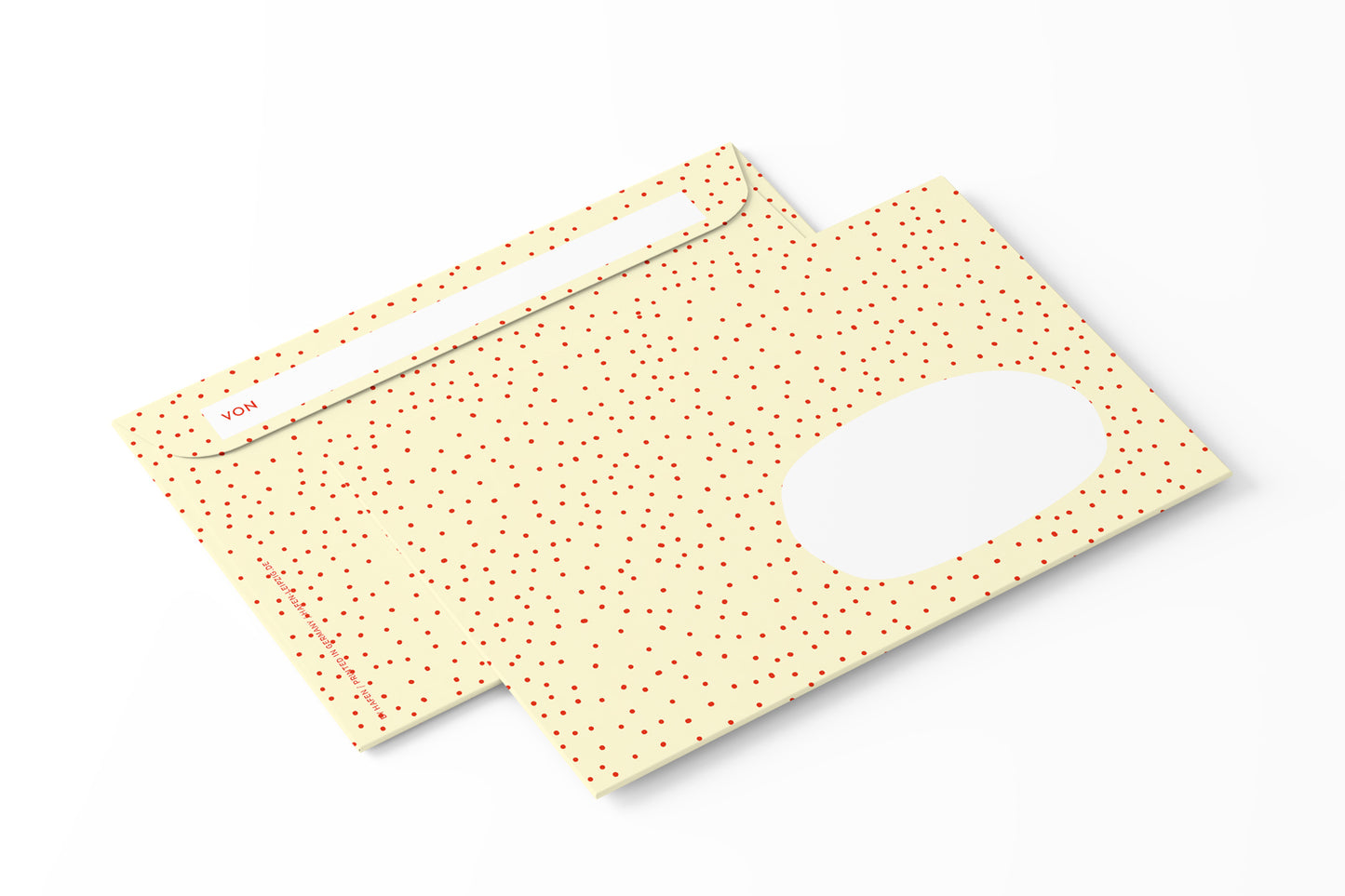Briefumschlag - Red Dots