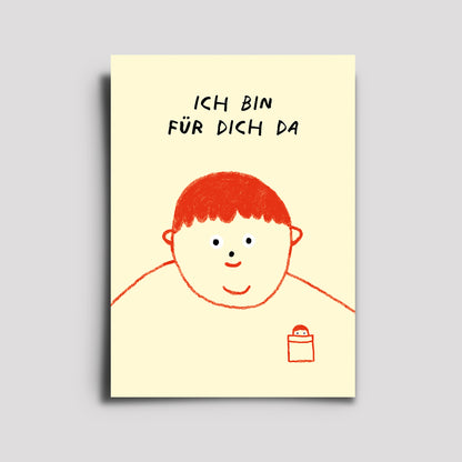 Postkarte - Familie Klaus / Berti