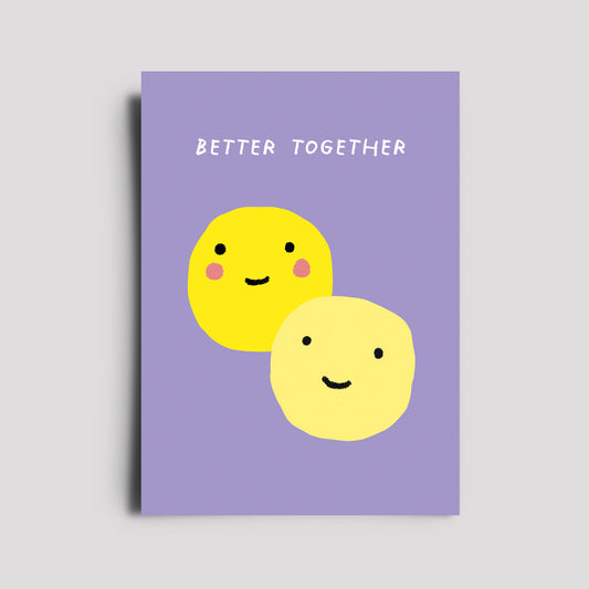 Postkarte - Anlasskarten / Better Together