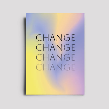 Postkarte - Gradient / Change