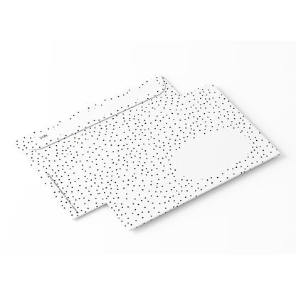Briefumschlag - Black & White Dots