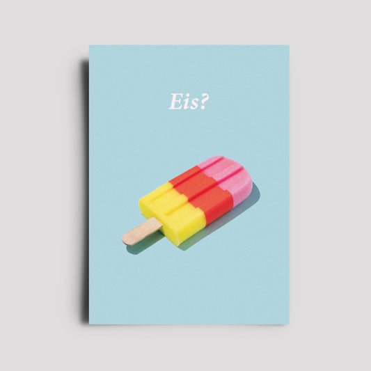 Postkarte - Einladungen / Eis?