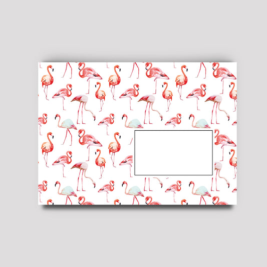 Briefumschlag - Flamingo