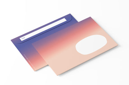 Briefumschlag - Gradient Sunset