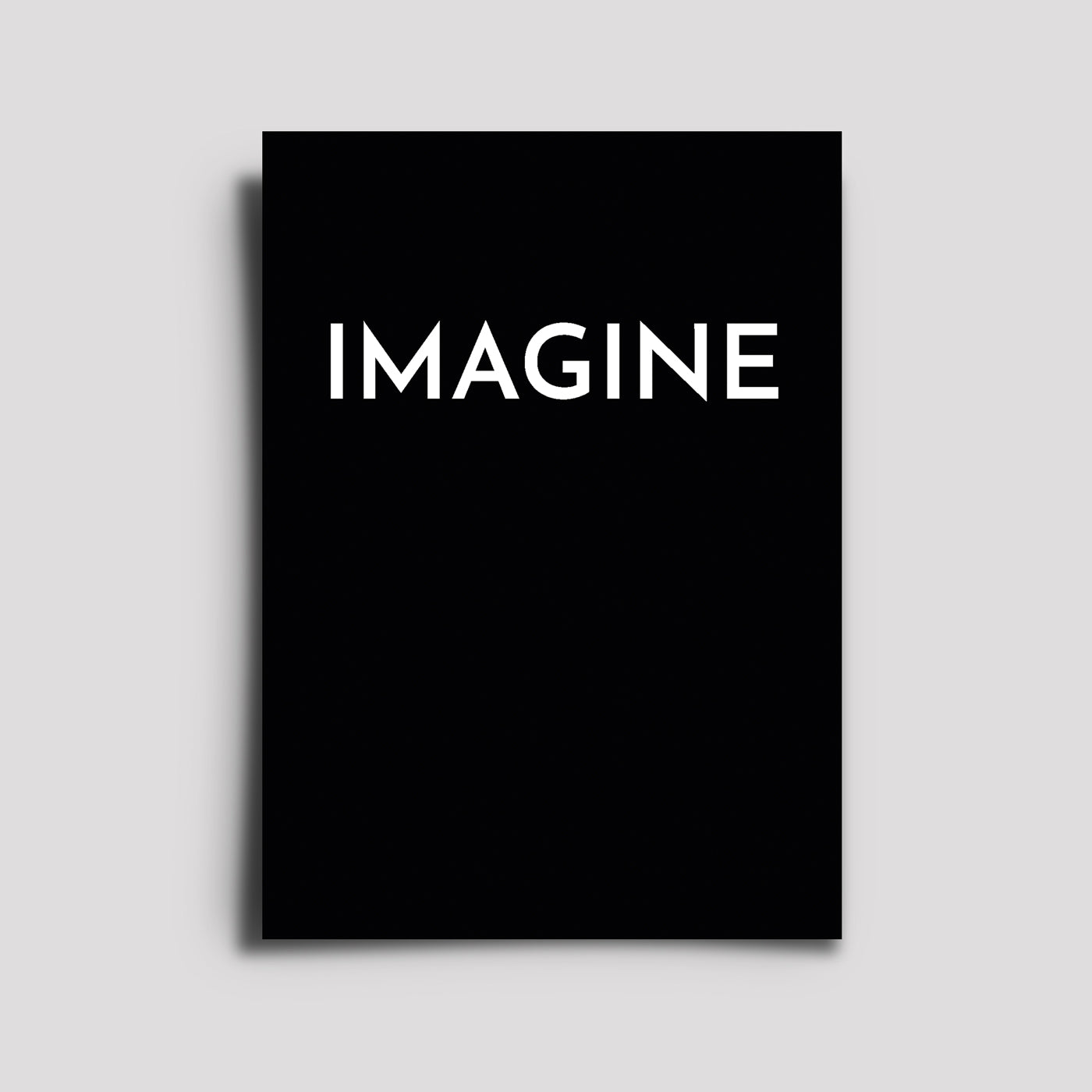 Postkarte - Musikkarte / Imagine