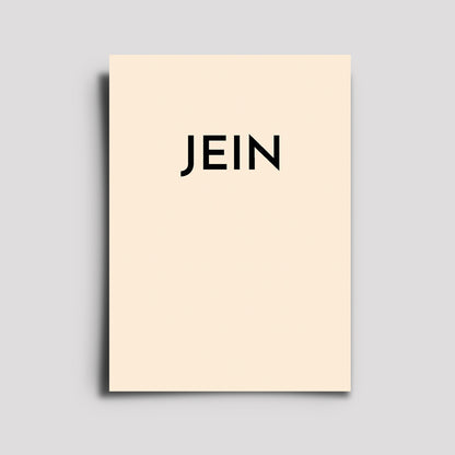 Postkarte - Musikkarte / Jein