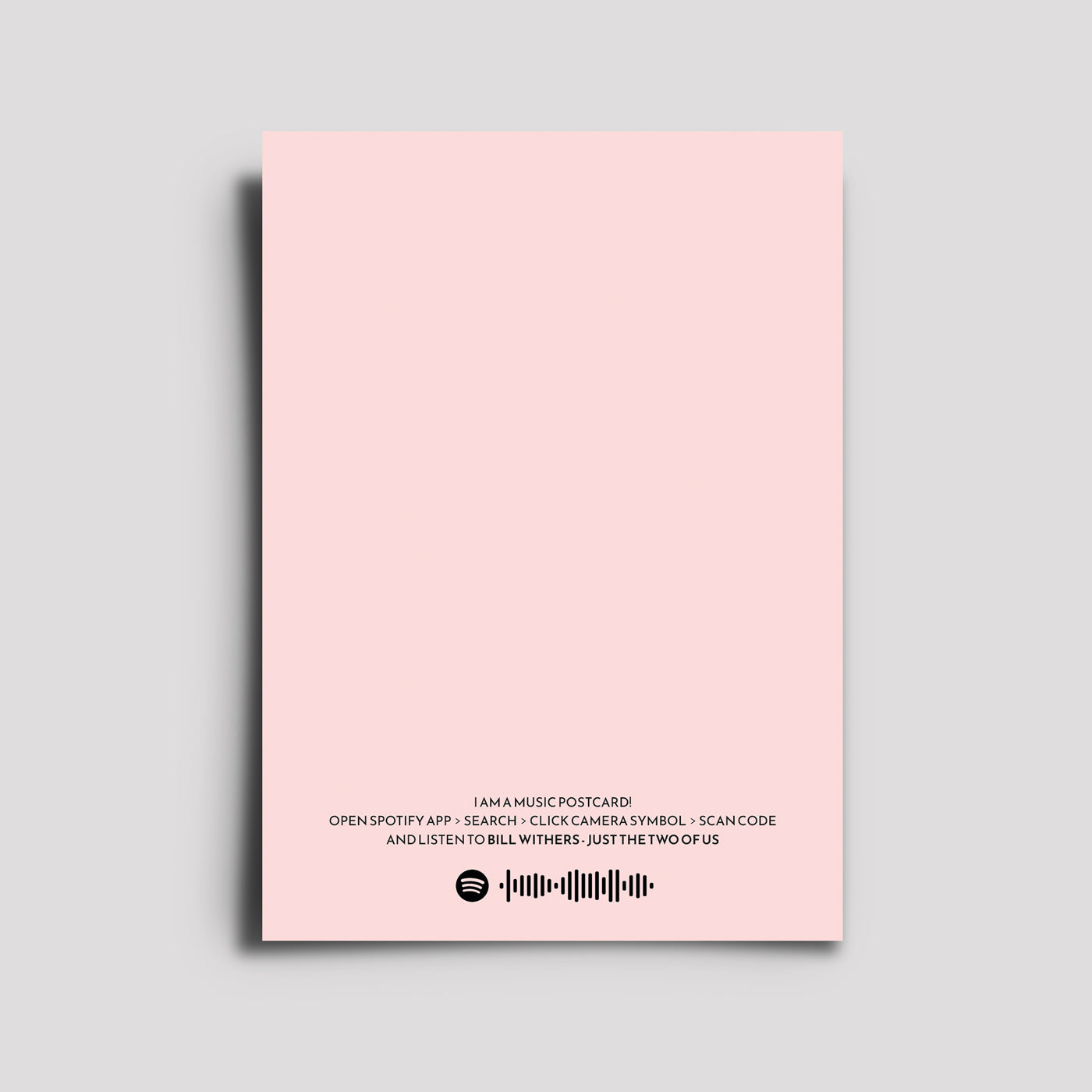 Postkarte - Musikkarte / Just The Two Of Us