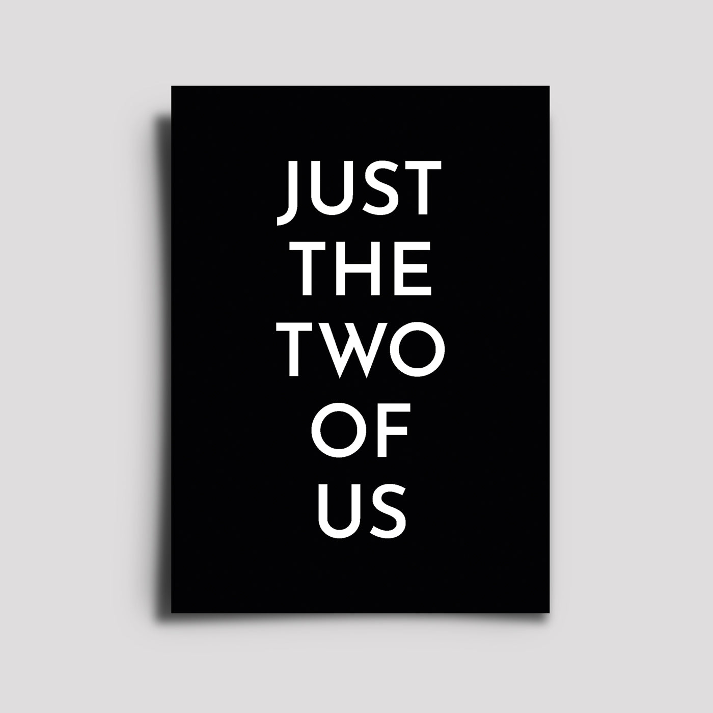 Postkarte - Musikkarte / Just The Two Of Us