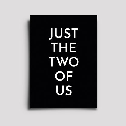 Postkarte - Musikkarte / Just The Two Of Us