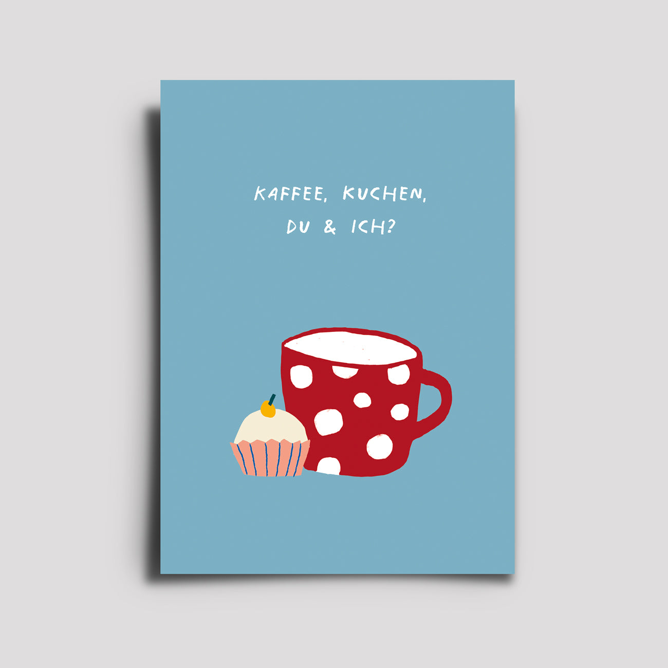 Postkarte - Anlasskarten / Kaffee, Kuchen, Du Und Ich