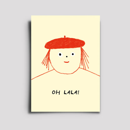 Postkarte - Familie Klaus / Karla