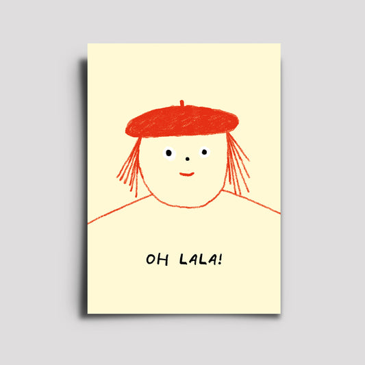 Postkarte - Familie Klaus / Karla