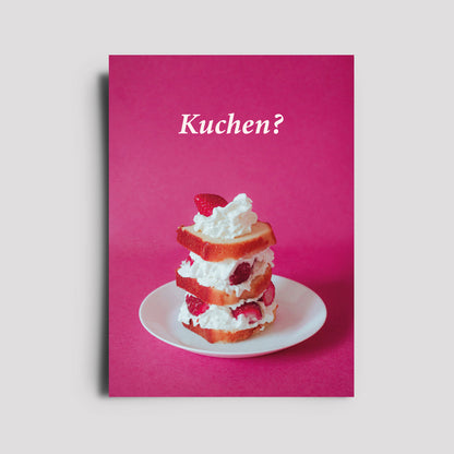 Postkarte - Einladungen / Kuchen?