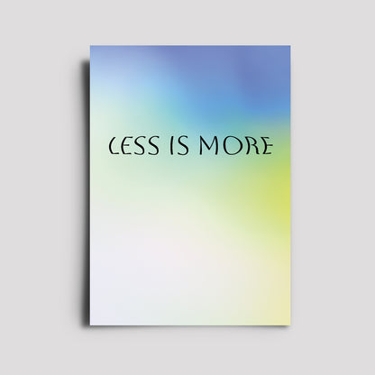Postkarte - Gradient / Less Is More