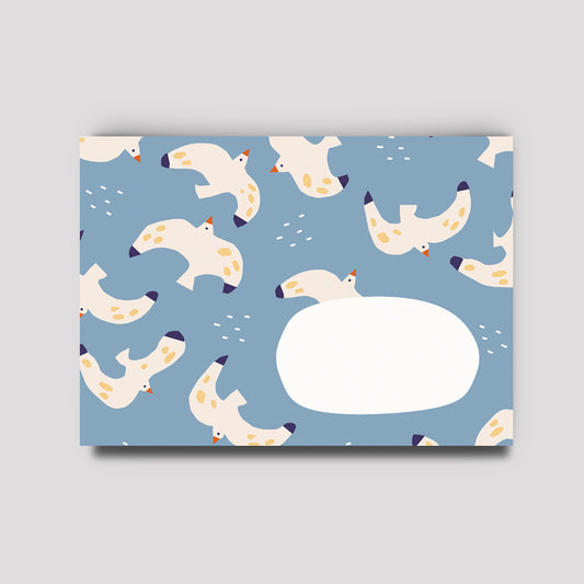 Briefumschlag - Möwen