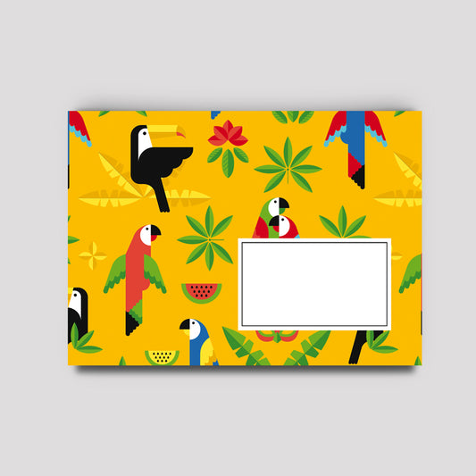 Briefumschlag - Papagei