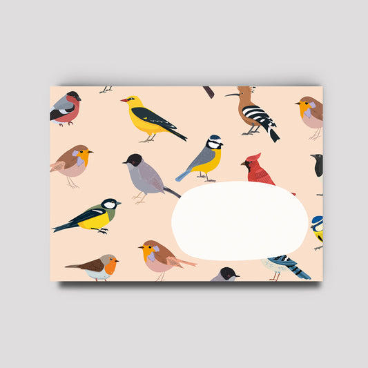 Briefumschlag - Vögel