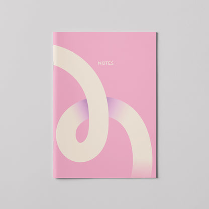 Notizheft - Pink Loop / Liniert