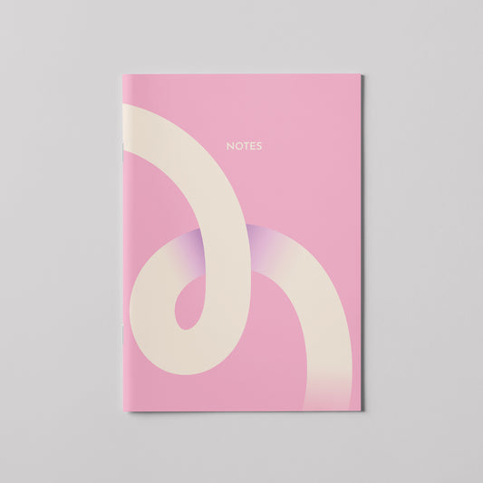Notizheft - Pink Loop / Liniert