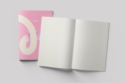 Notizheft - Pink Loop / Liniert