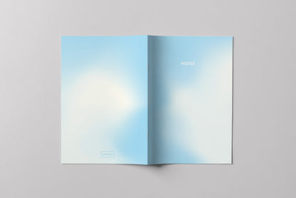 Notizheft - Blue Sky / Blanko