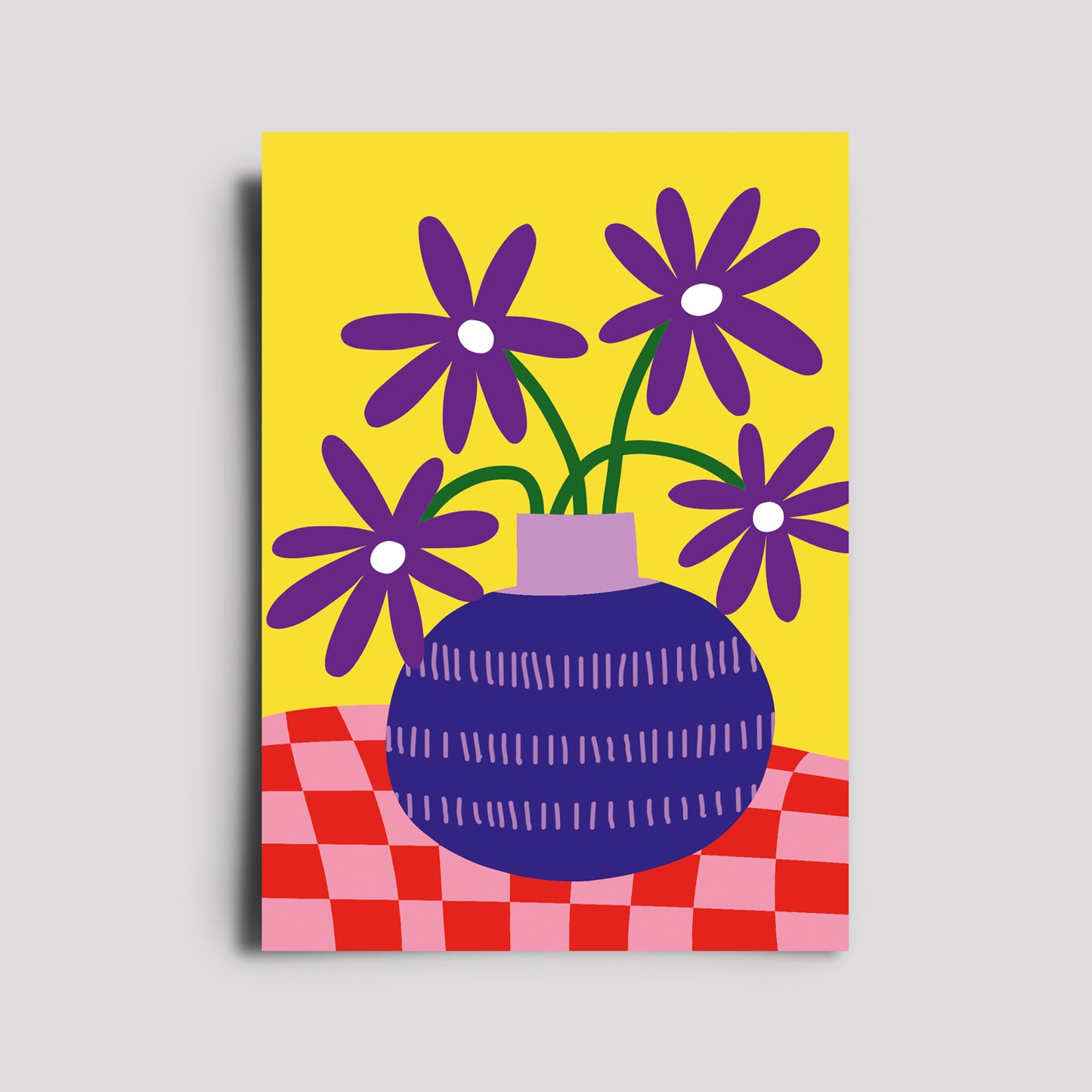 Postkarte - Flowers / Vase 4