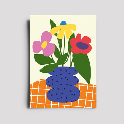 Postkarte - Flowers / Vase 5