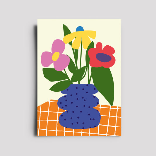 Postkarte - Flowers / Vase 5