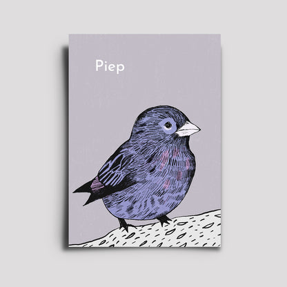 Postkarte - Awesome Animals / Vogel