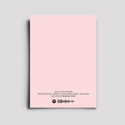 Postkarte - Musikkarte / Work